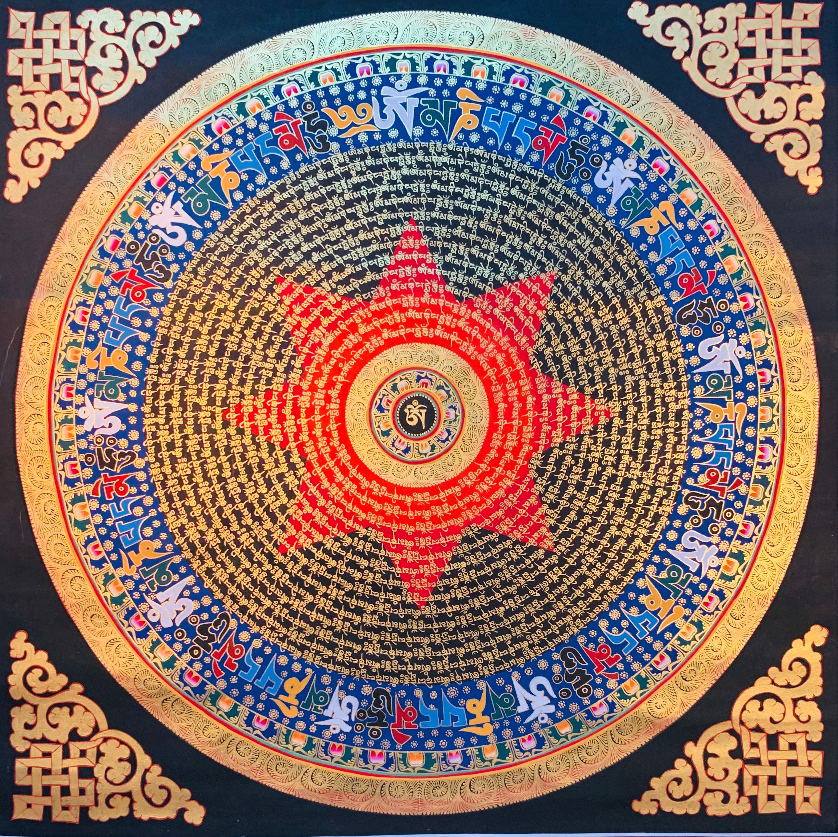 Mantra Mandala Thangka Painting 70*70 - The Thangka