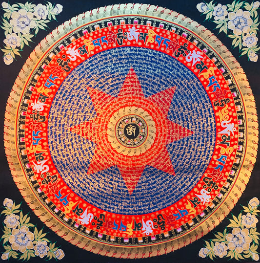 Mantra Mandala Thangka Painting 70*70 - The Thangka