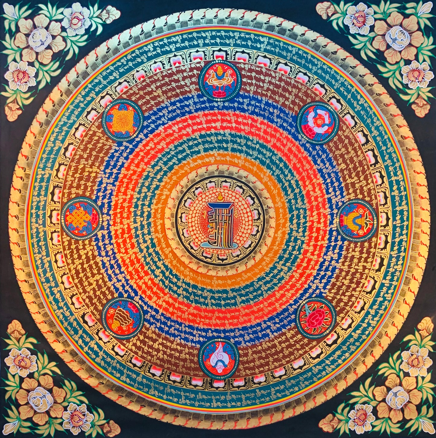 Mantra Mandala Thangka Painting 70*70 - The Thangka