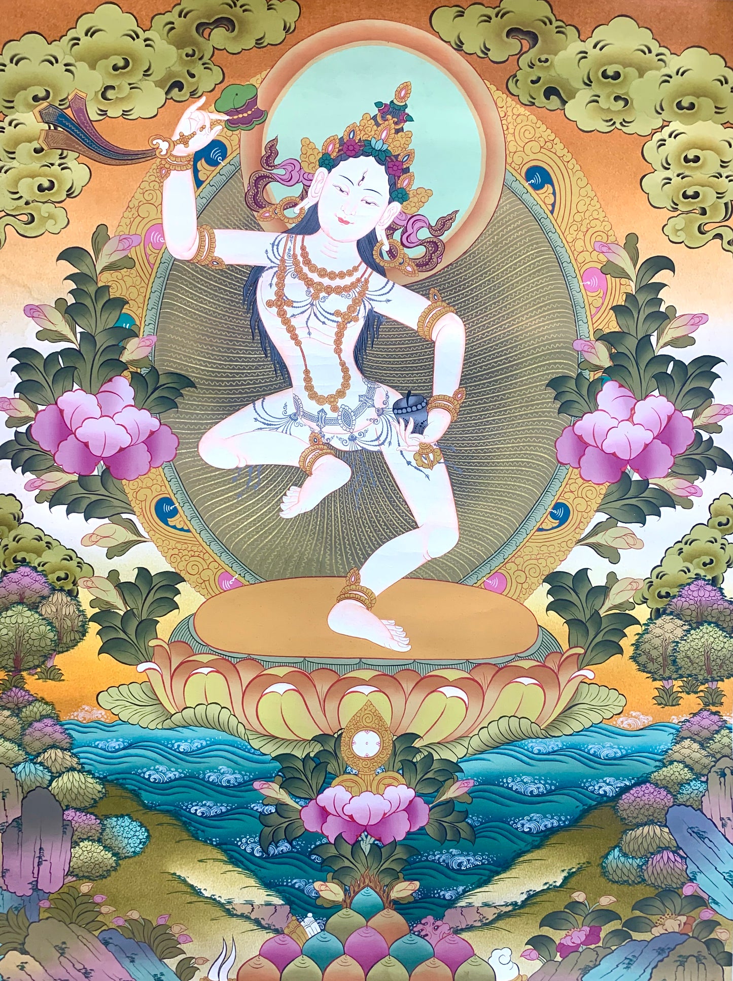 Machik Labdron Thangka Painting 70*50