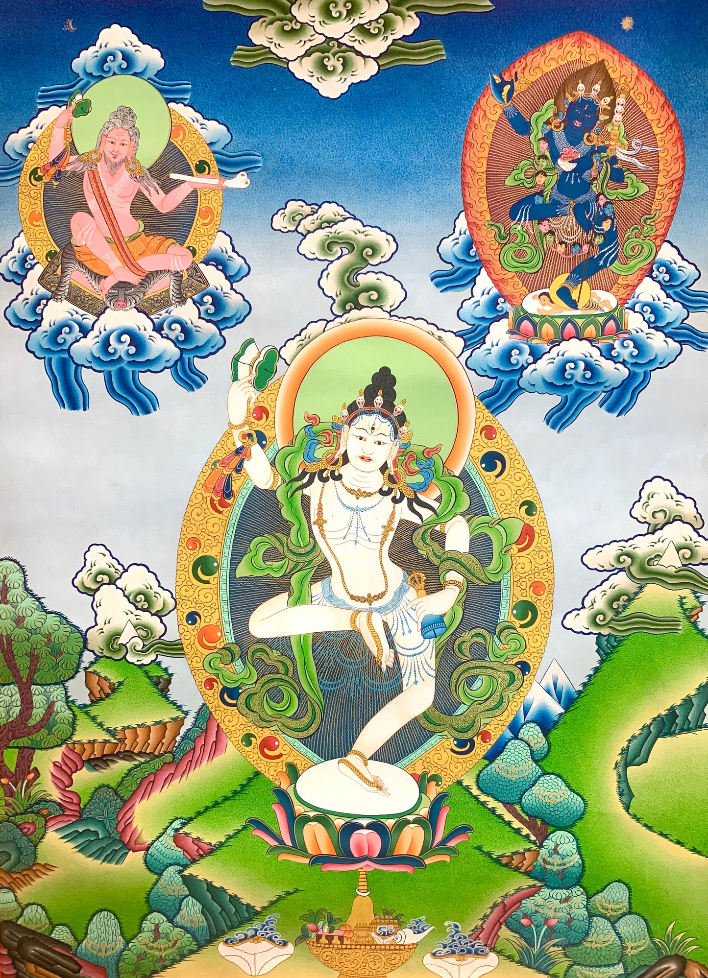 Machik Labdron Thangka Painting 75*54