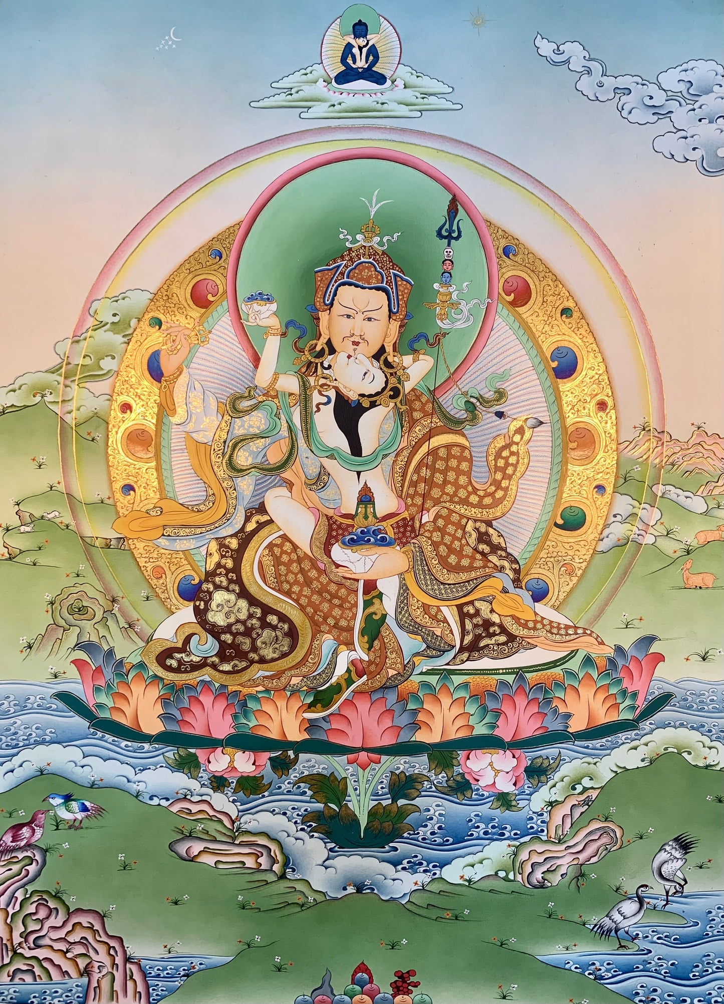 Guru Rinpoche Thangka Painting 50*40