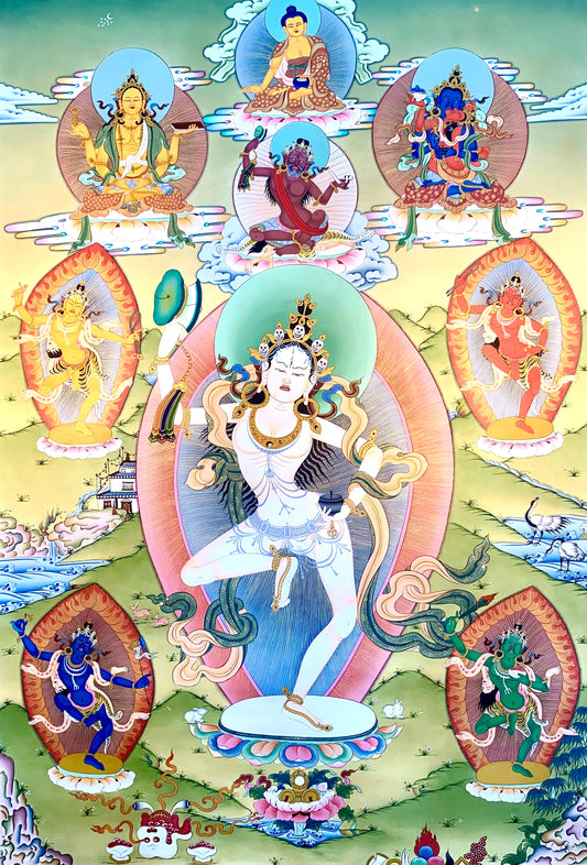 Machik Labdron Thangka Painting 75*50