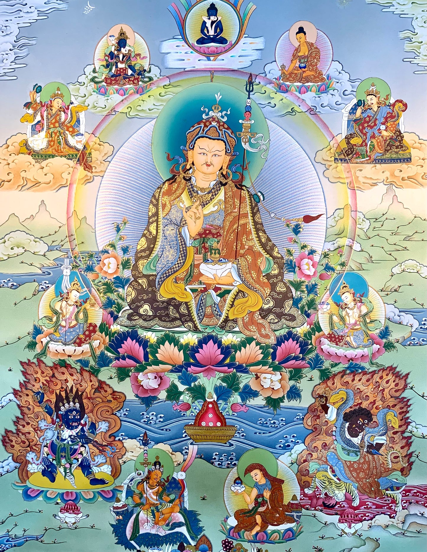 Guru Rinpoche Thangka Painting 56*42