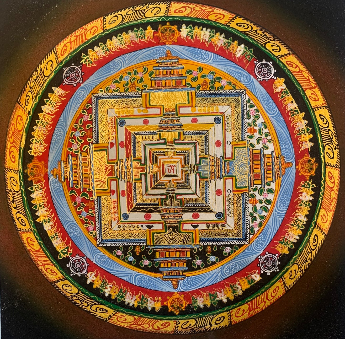 Kalachakra Mandala Thangka Painting 30*30