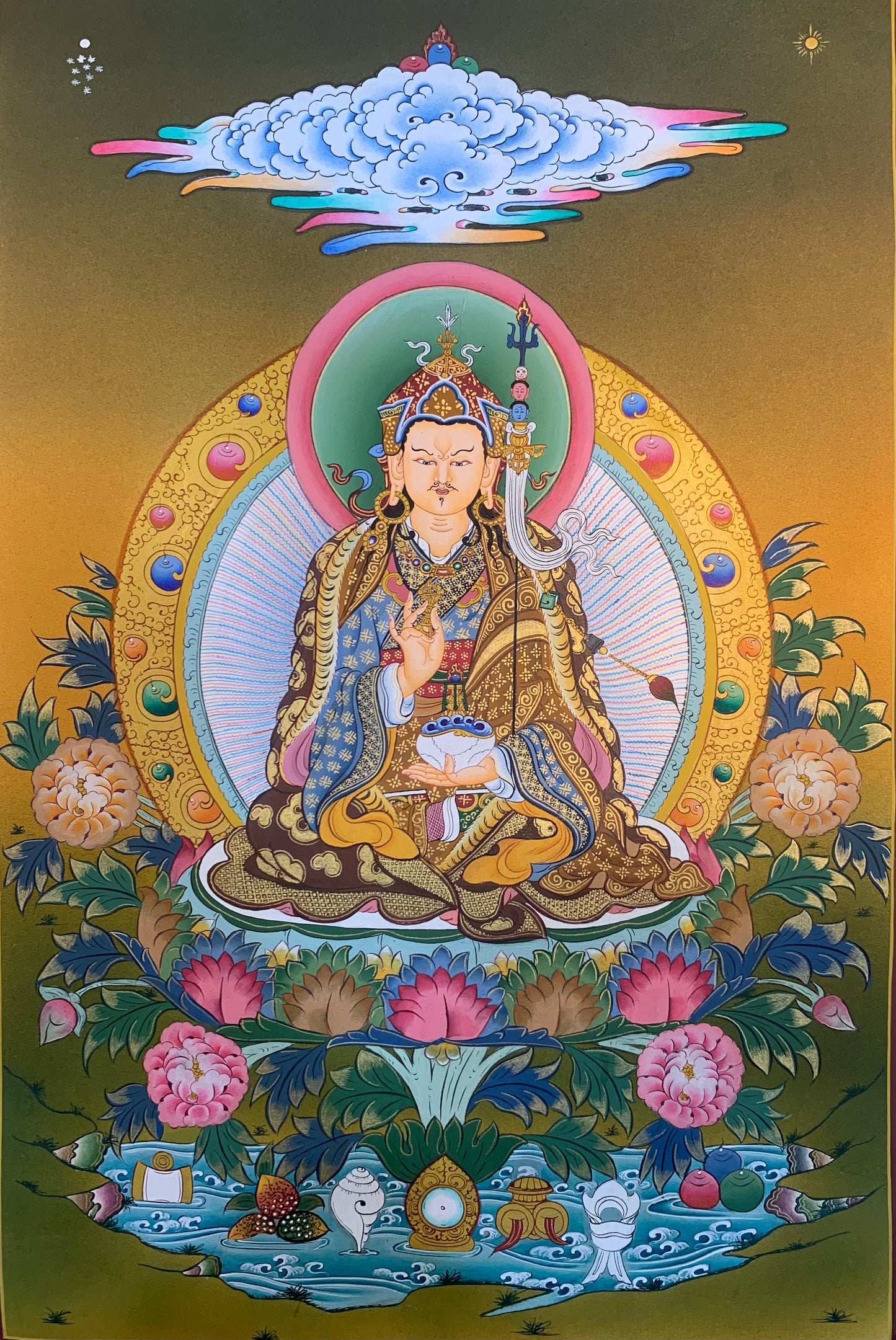 Guru Rinpoche Thangka Painting 40*30