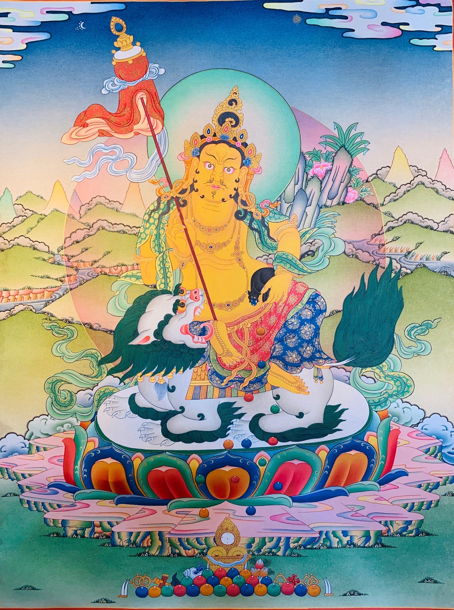 Jambhala Thangka Painting 60*45 - The Thangka
