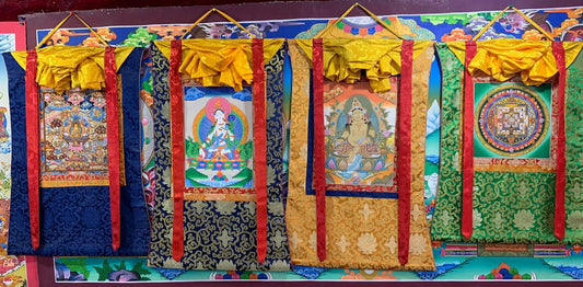 Traditional Thangka Brocades - The Thangka