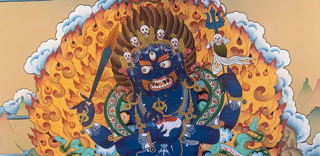 Mahākāla: The Fierce Protector of Wisdom