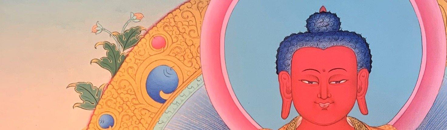 Amitabha Buddha Thangkas - The Thangka