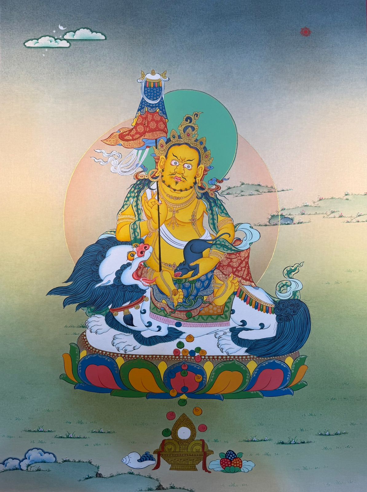Jambhala Thangka Painting 60*45