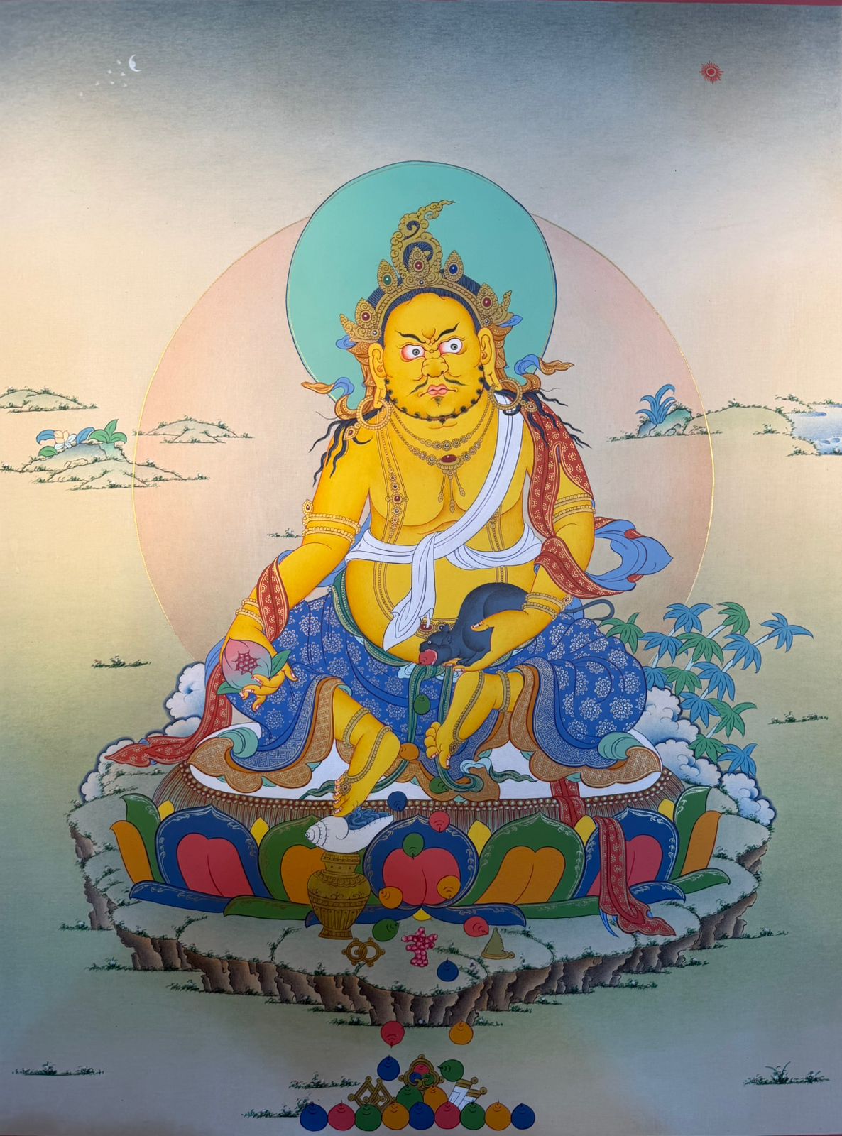 Jambhala Thangka Painting 60*45