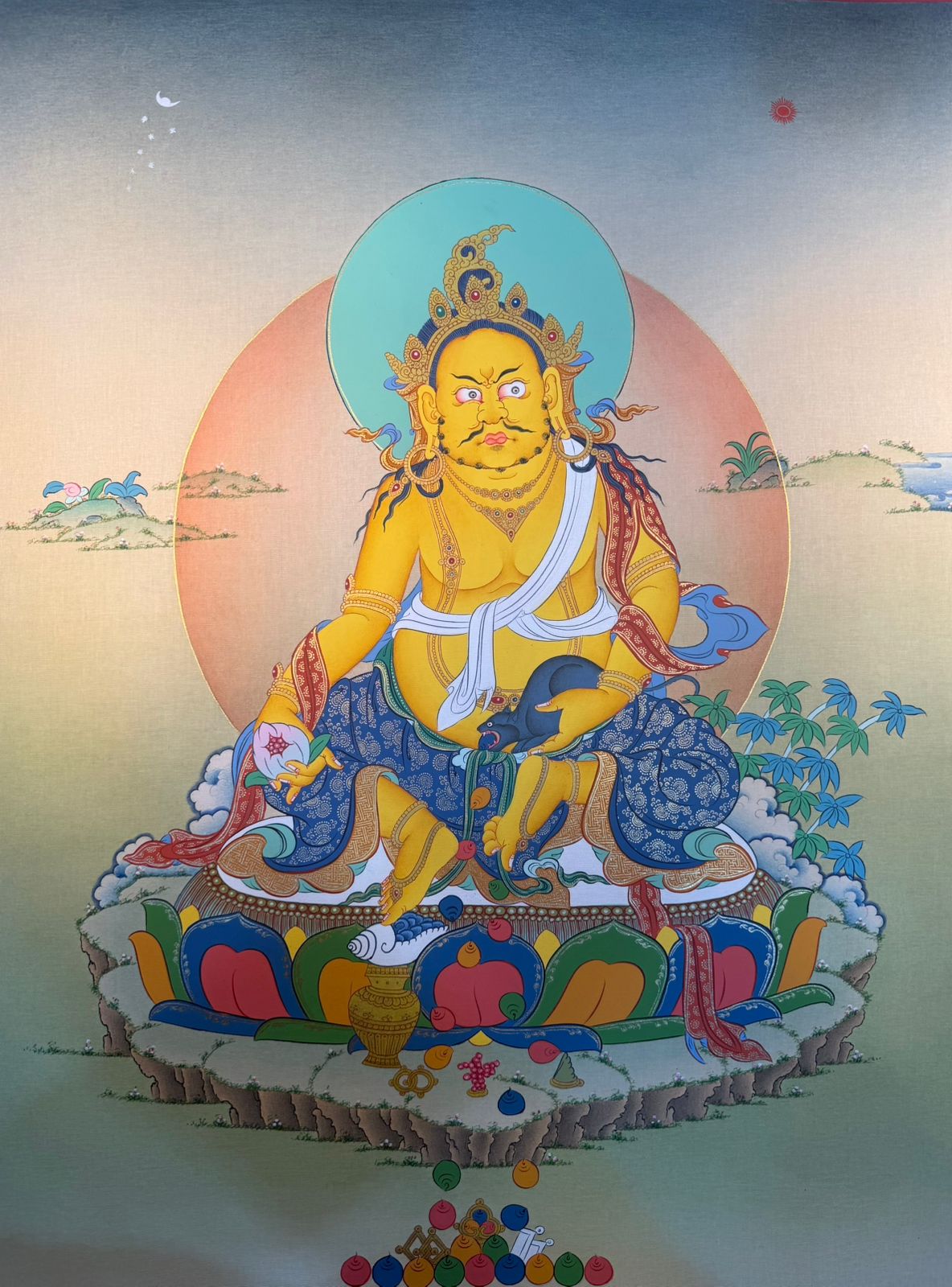 Jambhala Thangka Painting 60*45