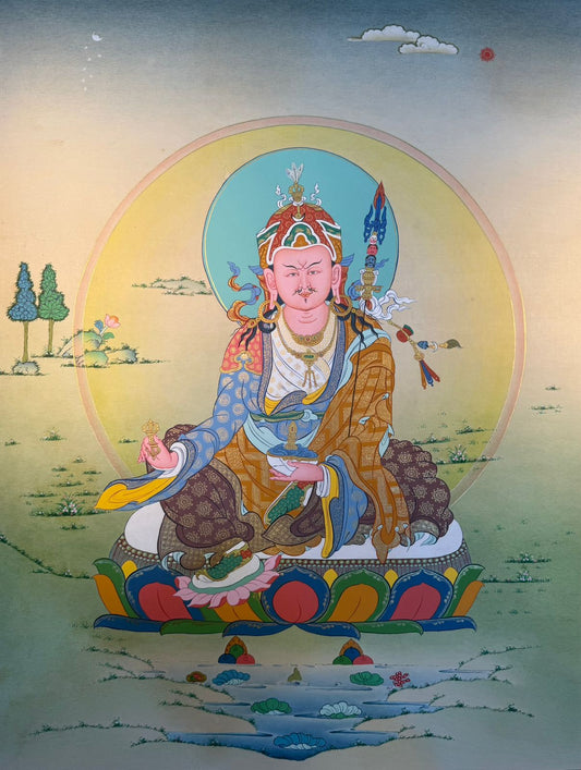Guru Rinpoche Thangka Painting 60*45