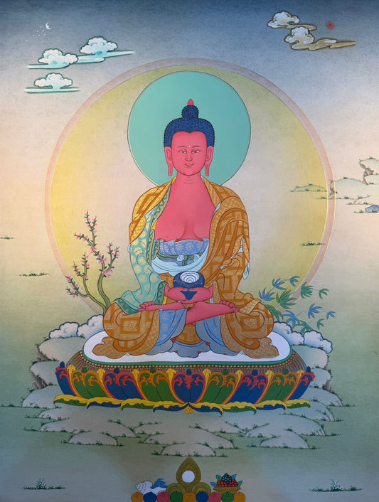 Amitabha Buddha Thangka Painting 60*45
