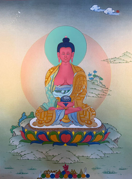Amitabha Buddha Thangka Painting 60*45