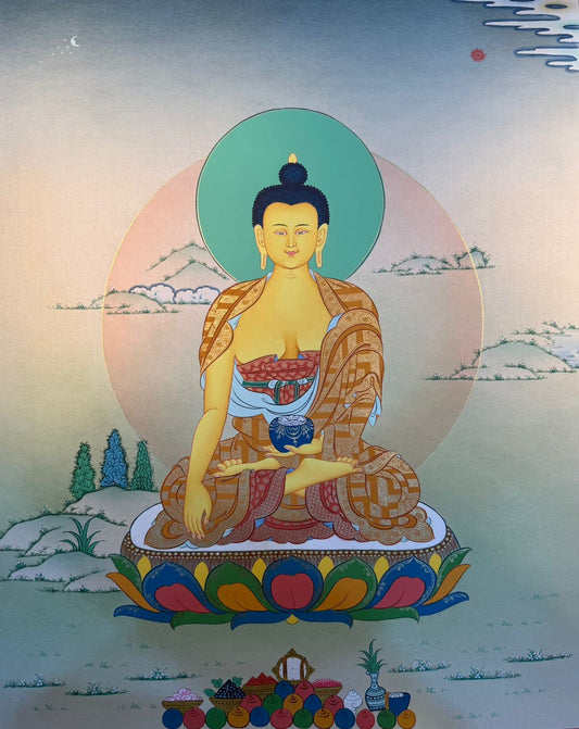Shakyamuni Buddha Thangka Painting 60*45