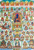 Medicine Buddha Thangka Painting 94*64