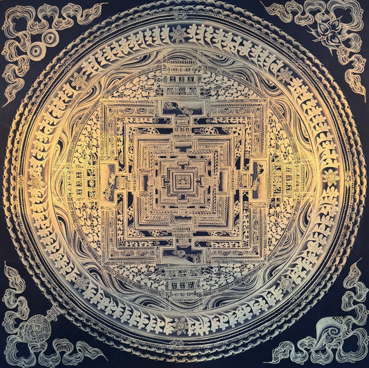 Kalachakra Mandala Thangka Painting 50*50