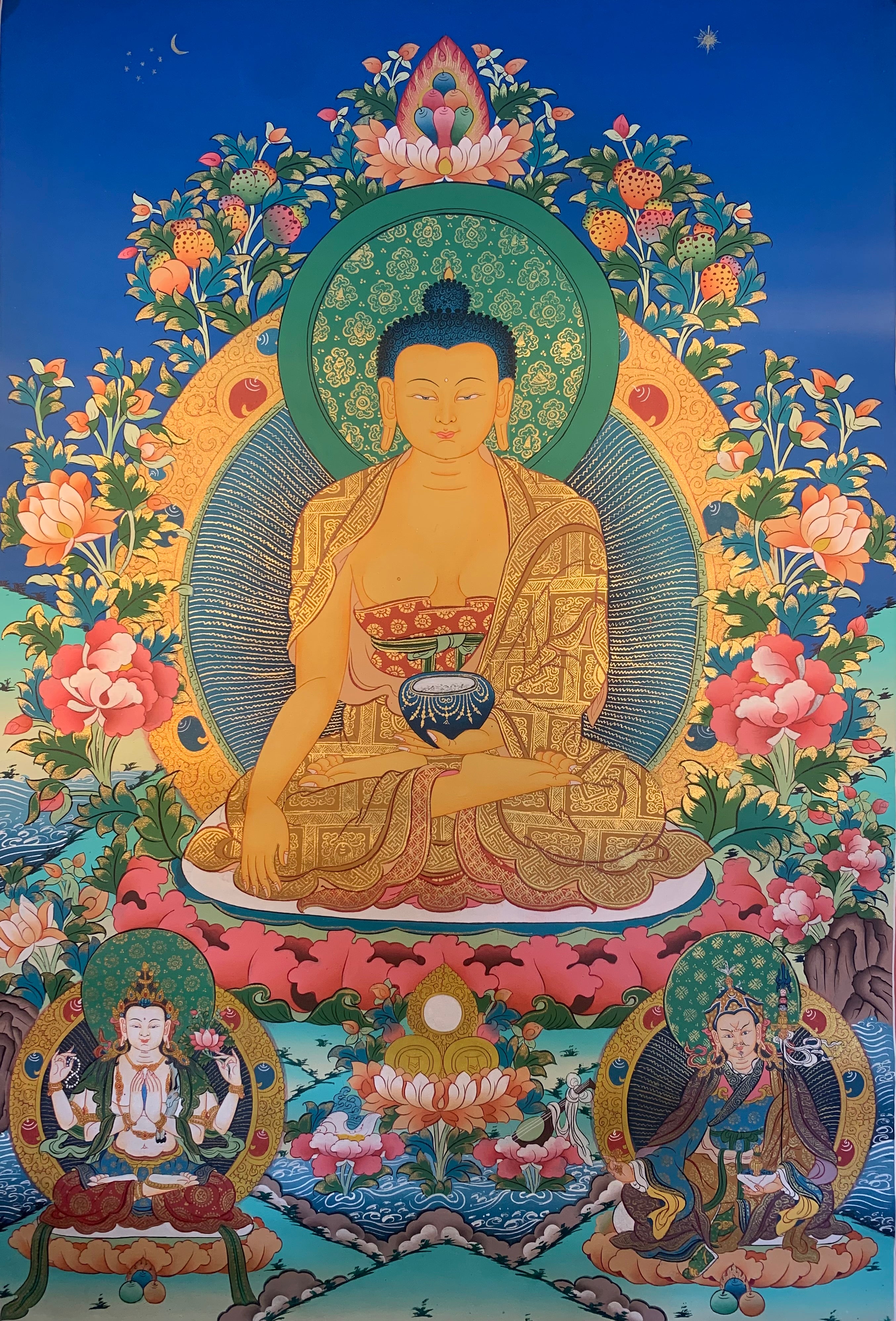 Shakyamuni Buddha Thangka Painting 75*50