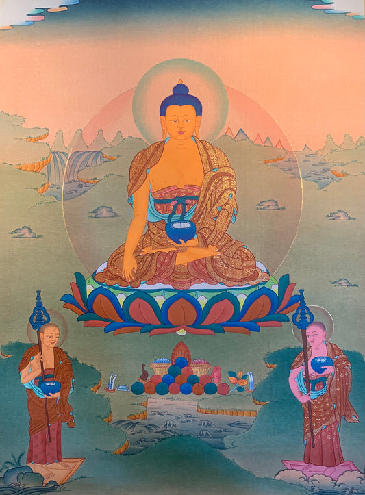 Shakyamuni Buddha Thangka Painting 60*45