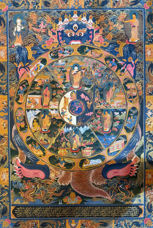 The Wheel of Life Thangka Painting 120*100