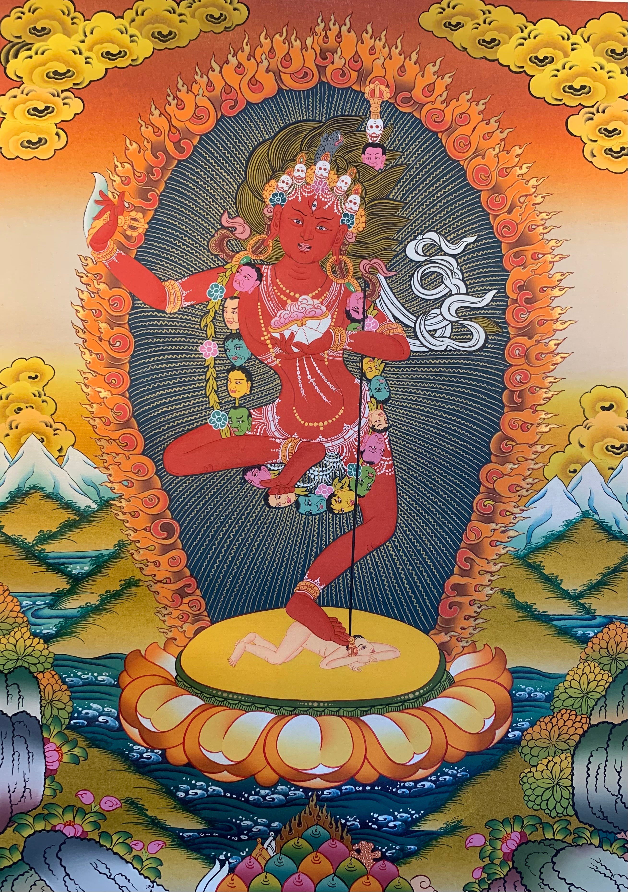 Vajravarahi Thangka Painting 50*40