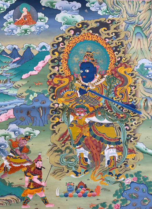 4 Dharmapala thangka painting 100*68