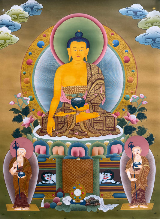 Shakyamuni Buddha Thangka Painting 90*62