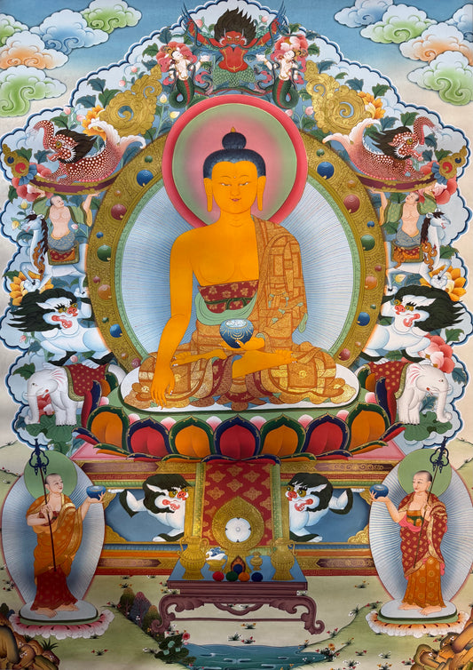 Shakyamuni Buddha Thangka Painting 75*50