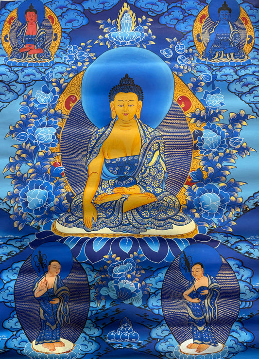 Shakyamuni Buddha Thangka Painting 75*50