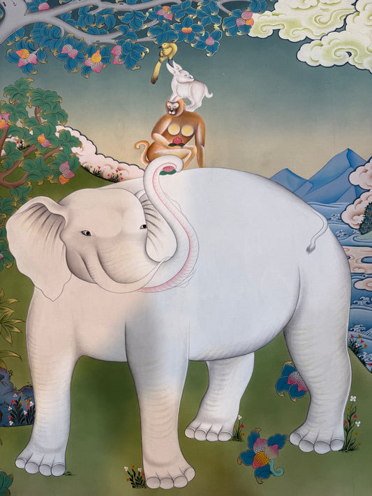 4 Friends Thangka Painting 120*60