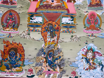 Gampopa Thangka painting 100*70 cm