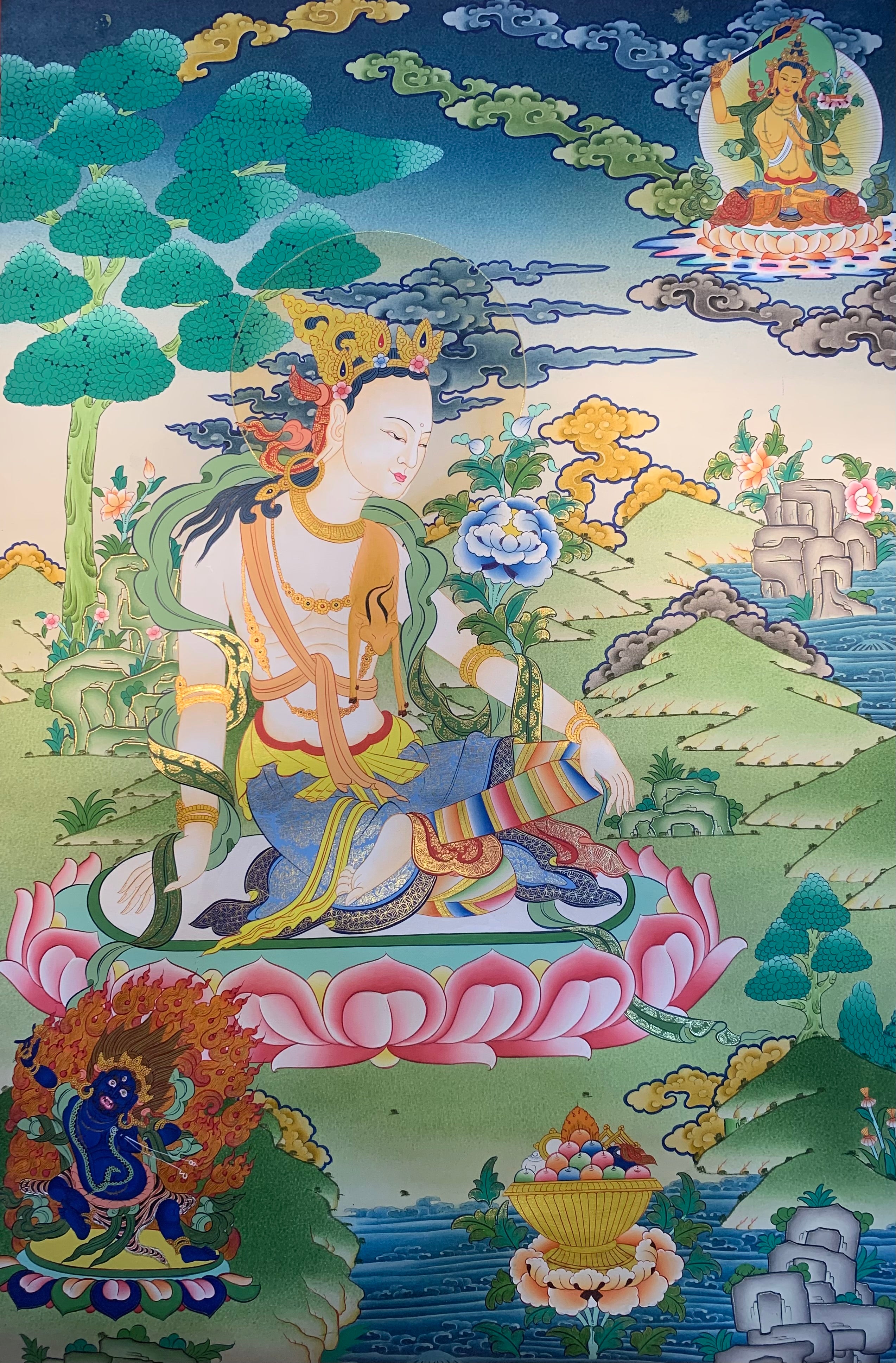 Chenrezig Thangka Painting 75*56