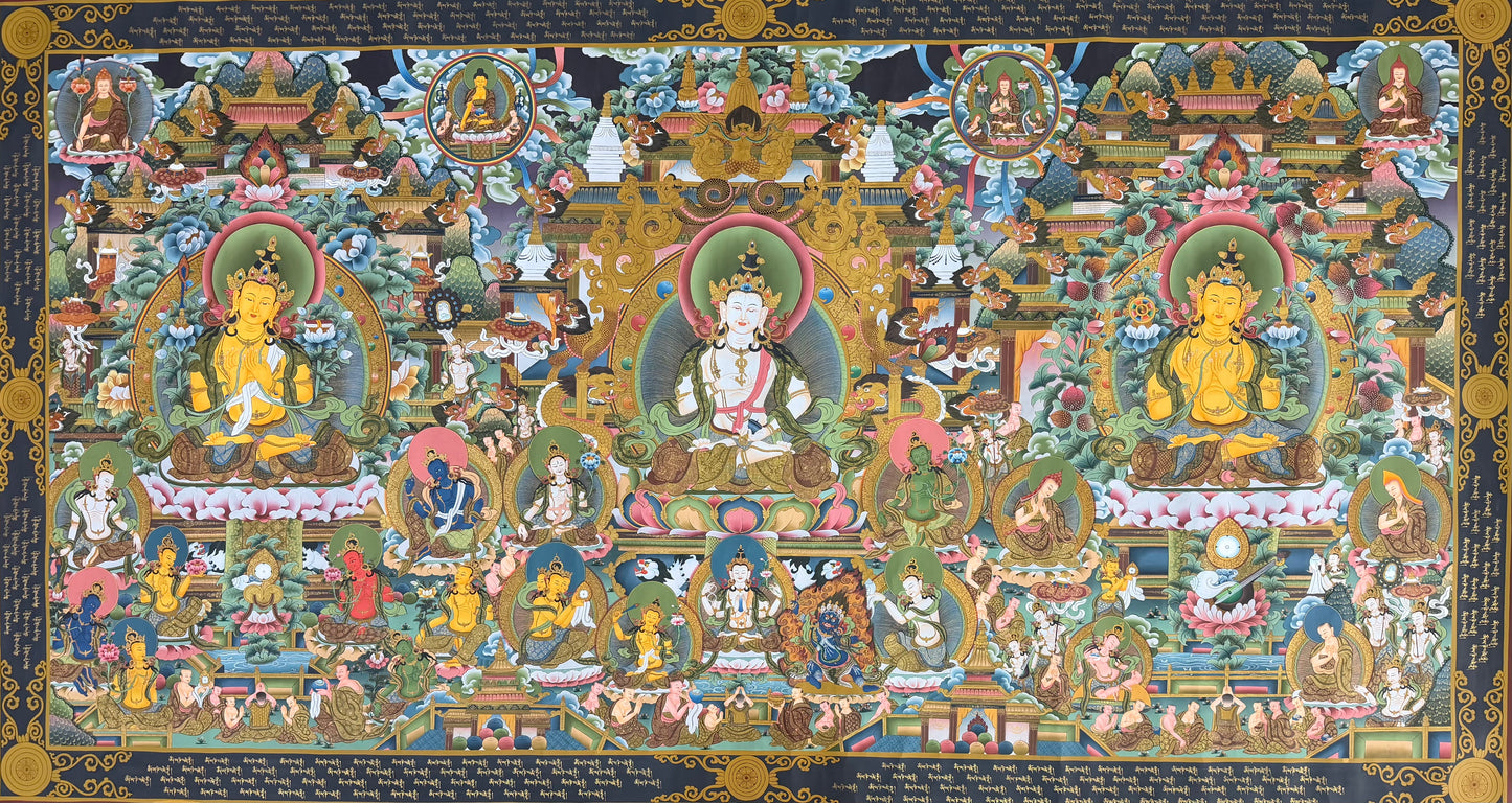 Vajrasattva Thangka Painting 200*120