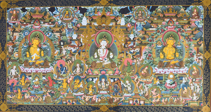 Vajrasattva Thangka Painting 200*120