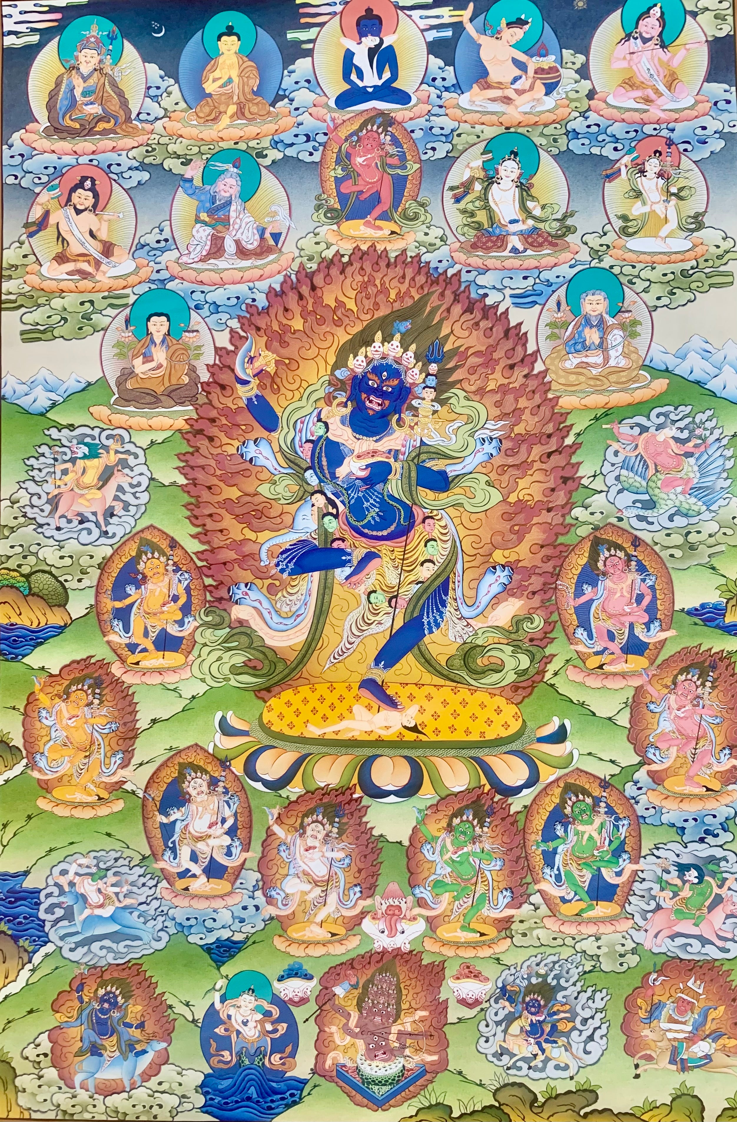 Vajrayogini TromaNagpo Thangka Painting 100*78