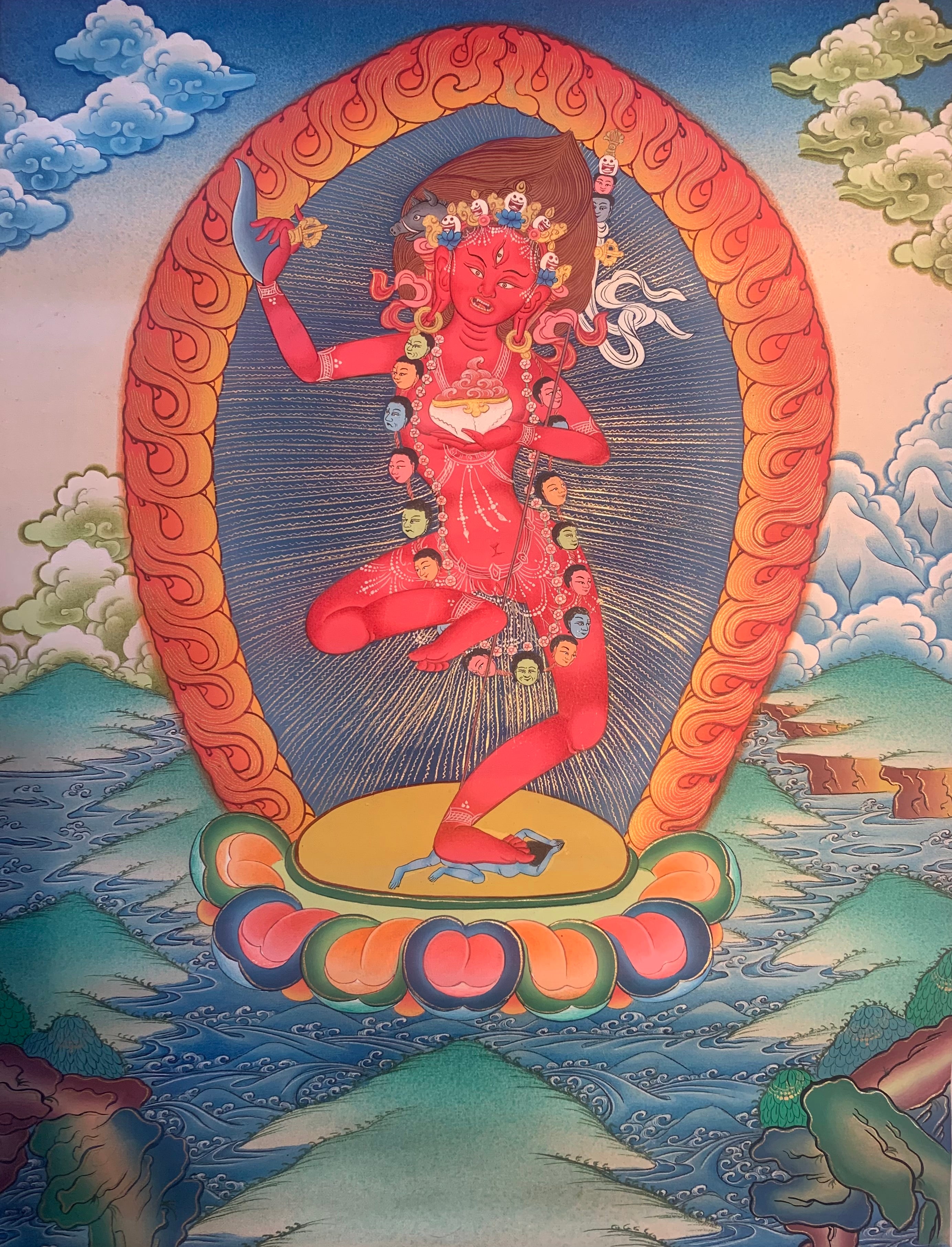 Vajravarahi Thangka Painting 40*30