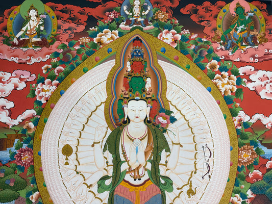 Avalokiteshvara Thangka Painting 120*90