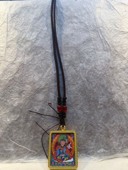 Guru Rinpoche Thangka Locket Necklace