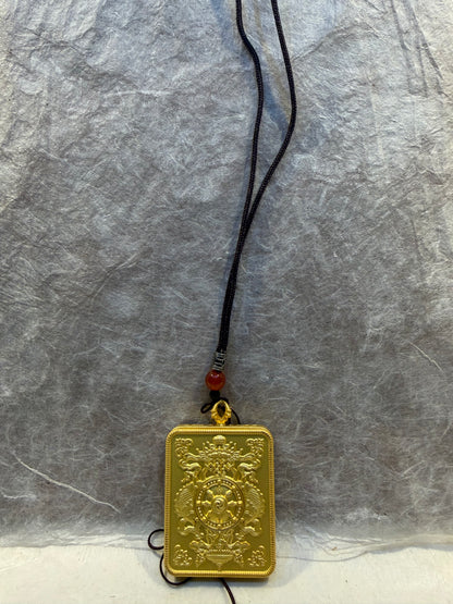 Shakyamuni Buddha Thangka Locket Necklace