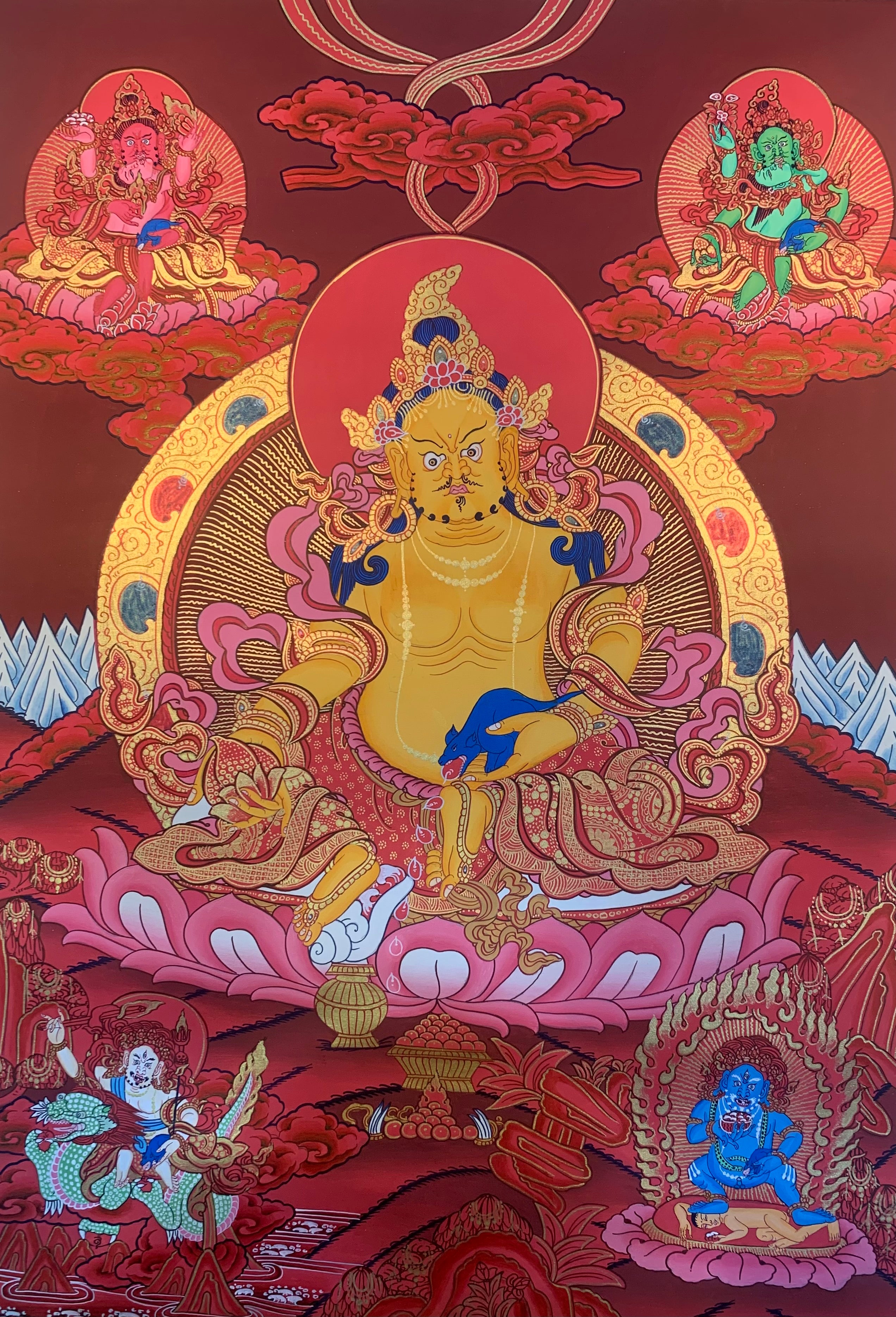 Jambhala Thangka Painting 60*45