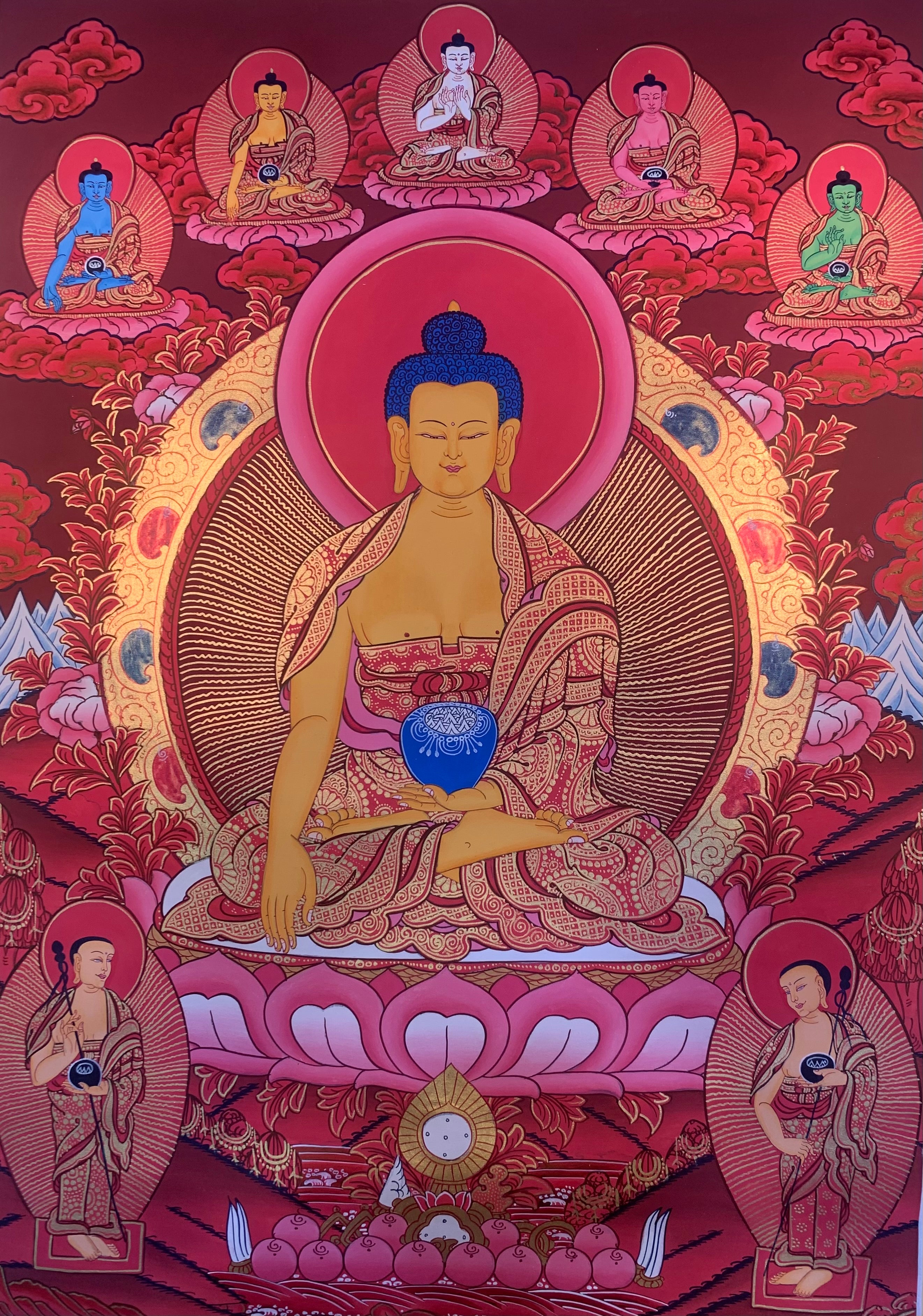 Shakyamuni Buddha Thangka Painting 60*45