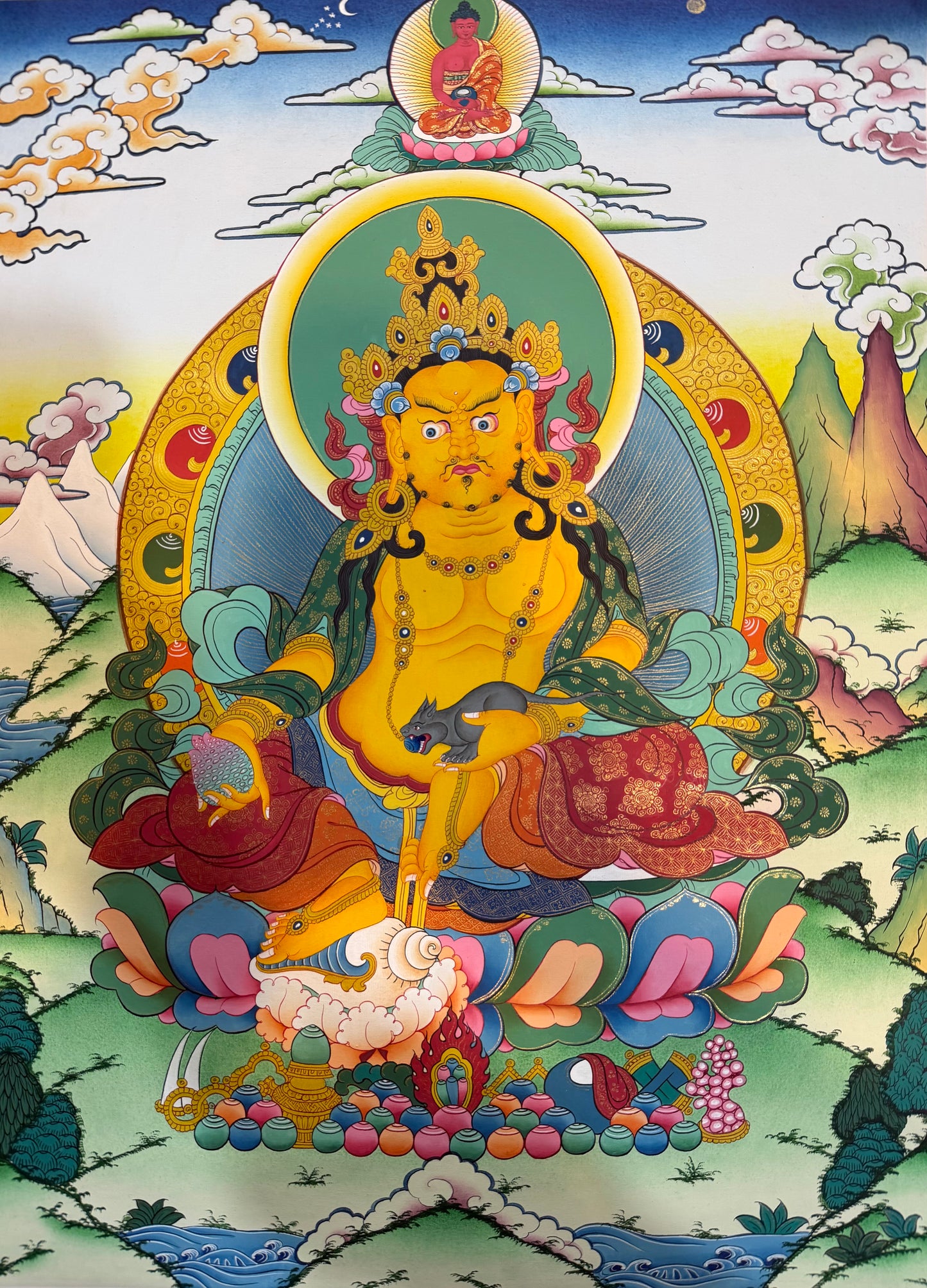 Jambhala Thangka Painting 60*45