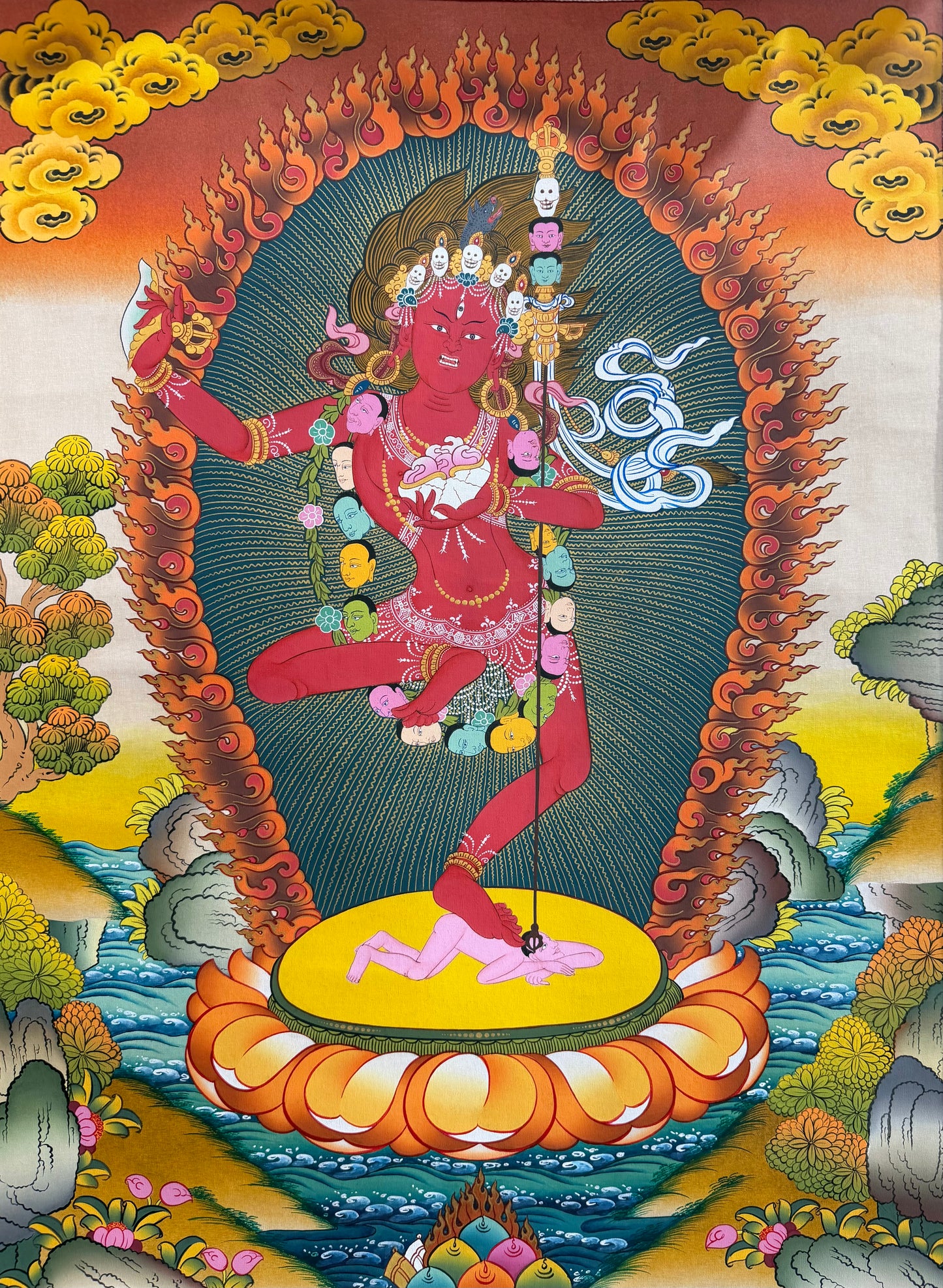 Vajravarahi Thangka Painting 60*45