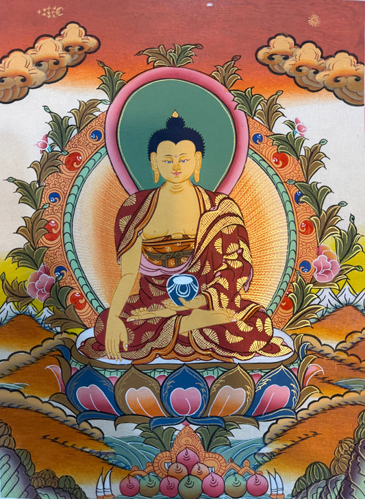 Shakyamuni Buddha Thangka Painting 40*30