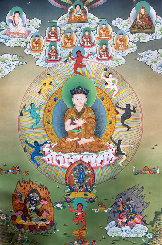 8th Karmapa  Mikyo Dorje Thangka Painting 75*50