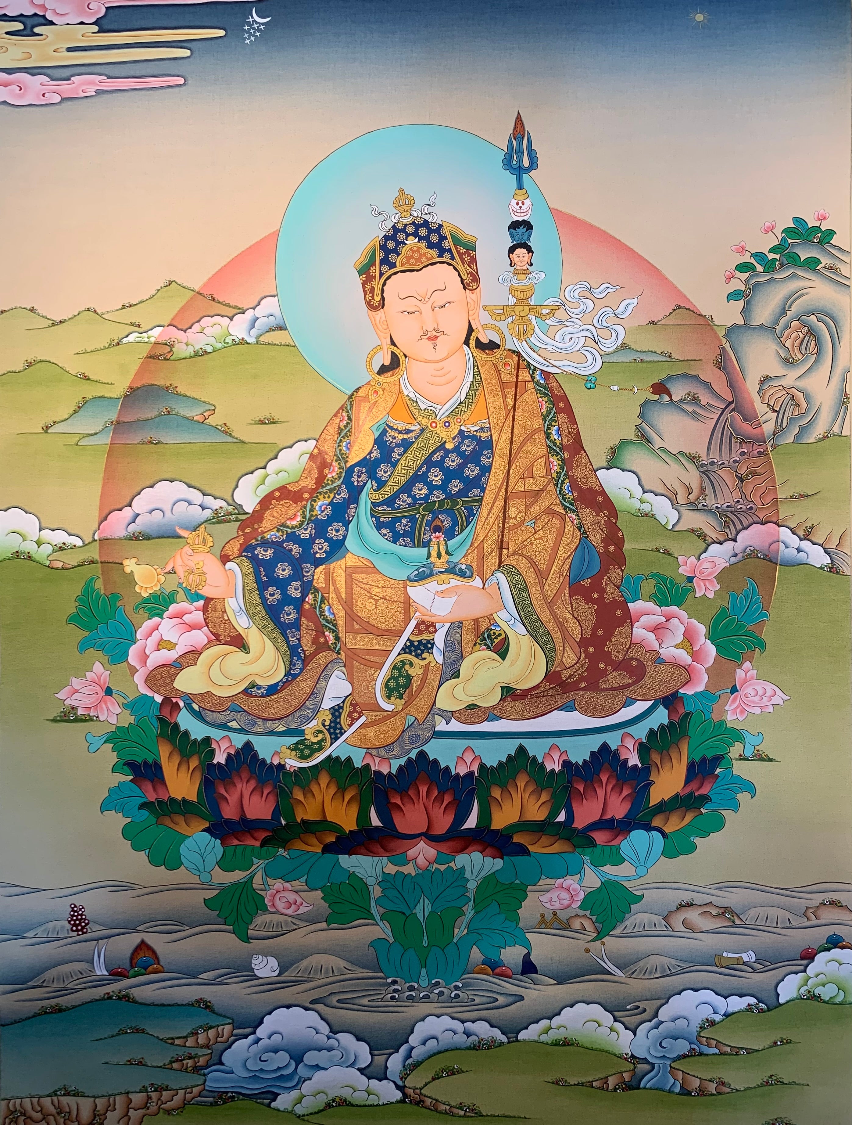 Guru Rinpoche Thangka Painting 60*45