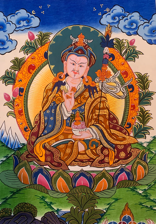 Guru Rinpoche Thangka Painting 40*30
