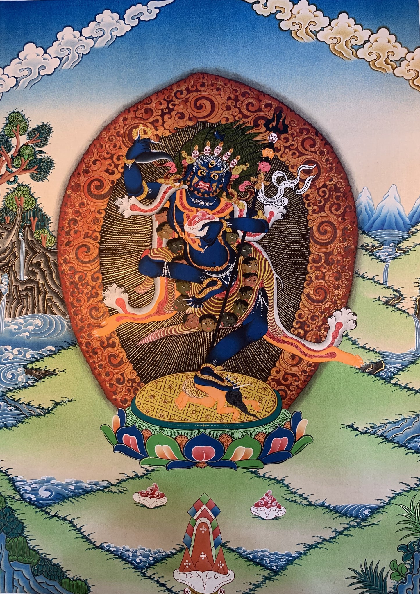 Vajrayogini TromaNagpo Thangka Painting 50*40